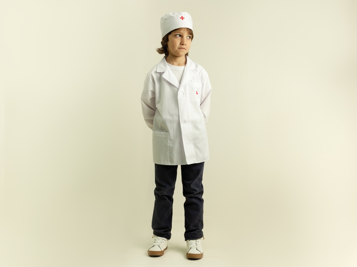 Doctor (long-sleeved coat + hat)