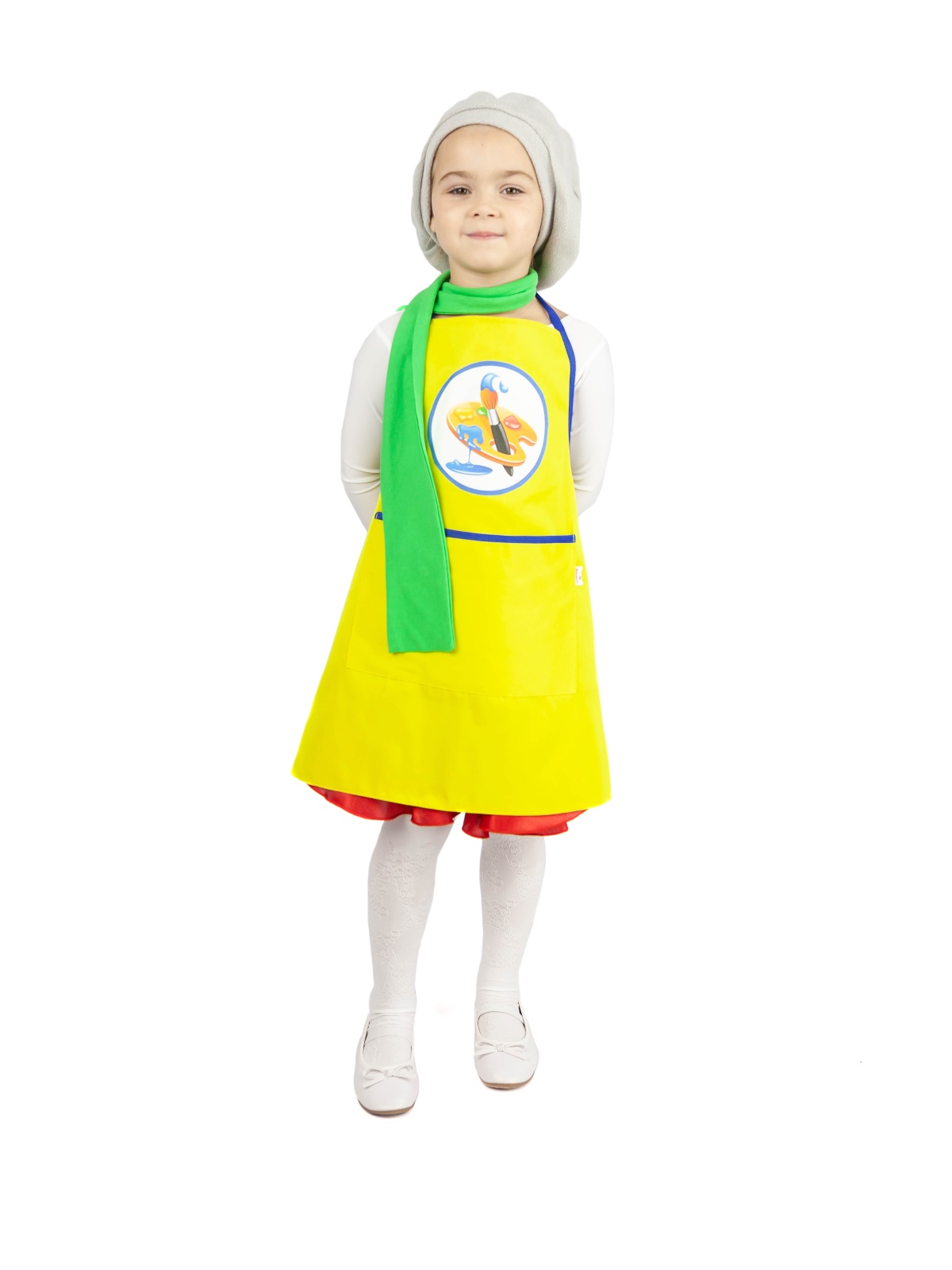 Artist (apron + beret + scarf)