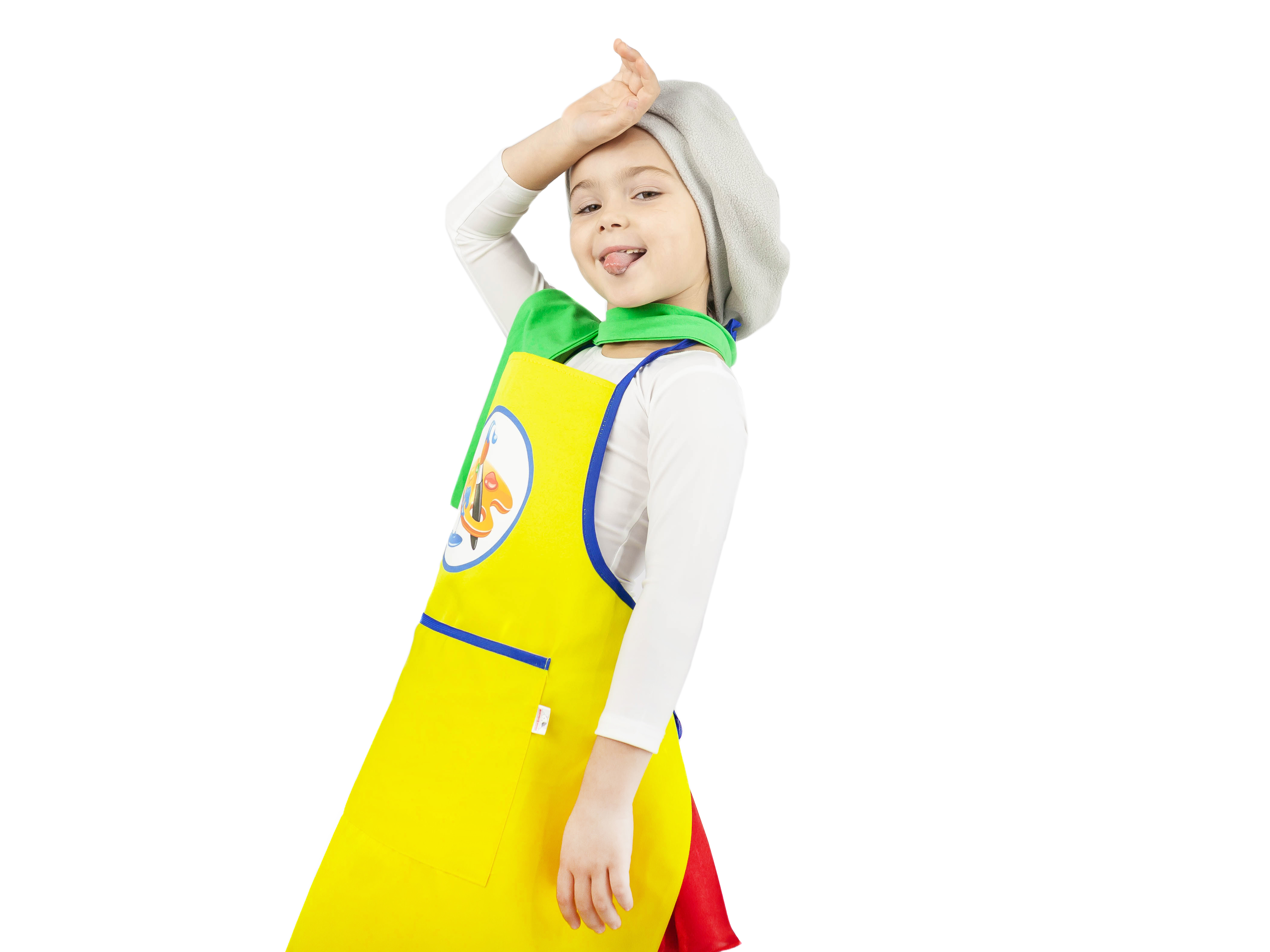 Artist (apron + beret + scarf)