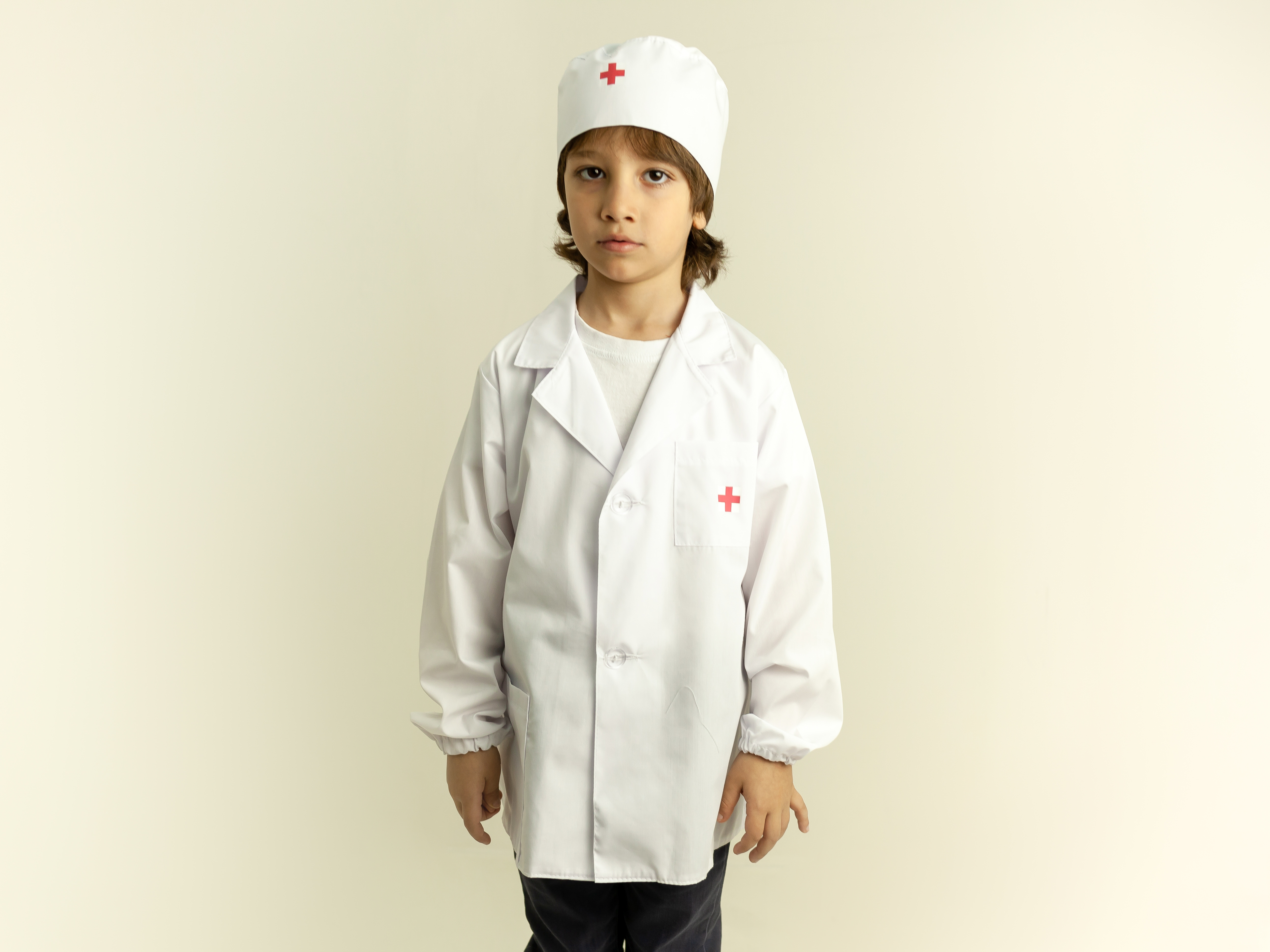 Doctor (long-sleeved coat + hat)