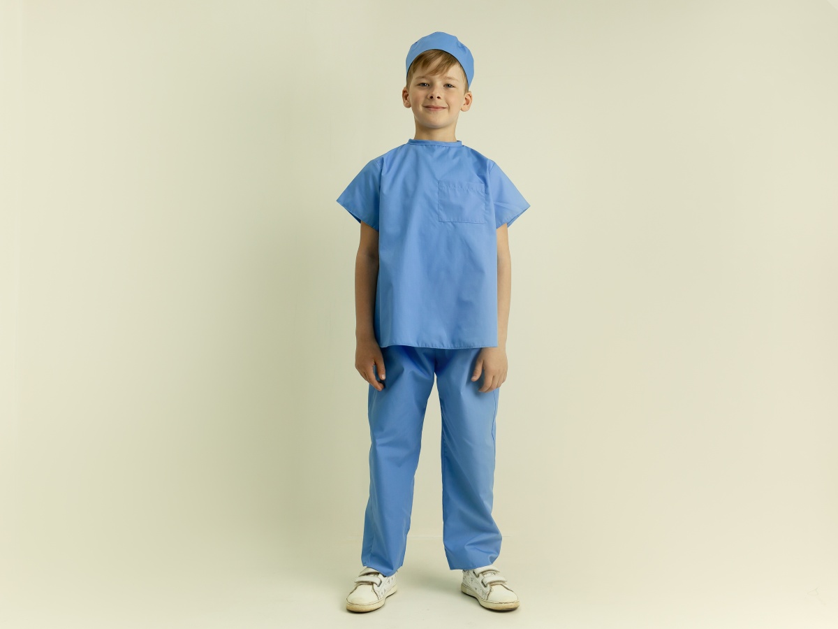 Surgeon (shirt + pants + hat)